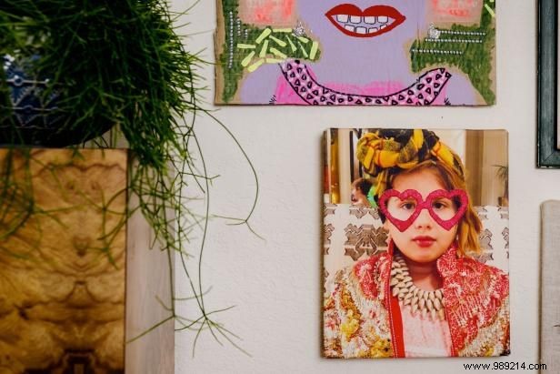 How to embellish a canvas painting or photo with embroidery