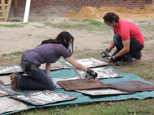 How to Install a Stamped Tin Ceiling