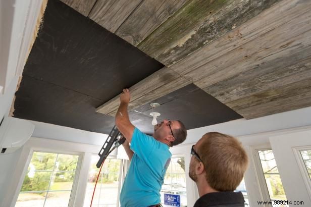 How to Install a Reclaimed Wood Roof Treatment