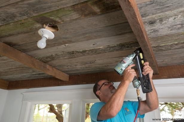 How to Install a Reclaimed Wood Roof Treatment