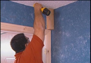 How to install New Pine Trim in rustic room