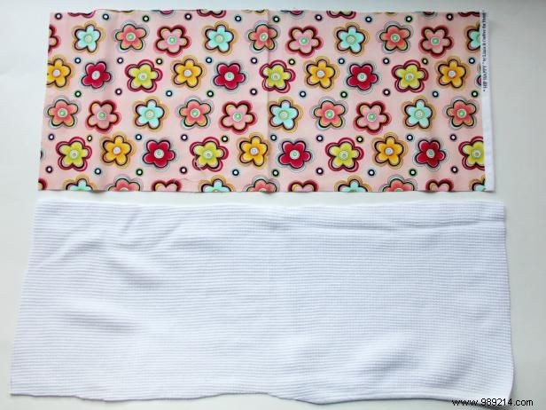 How to make a baby burp cloth