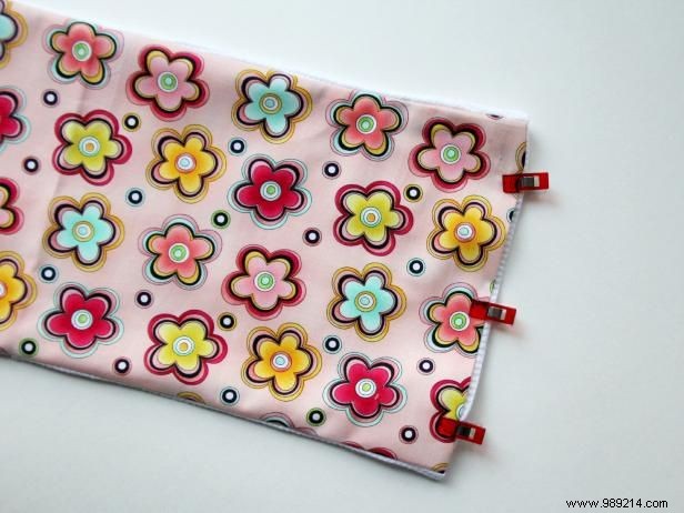 How to make a baby burp cloth