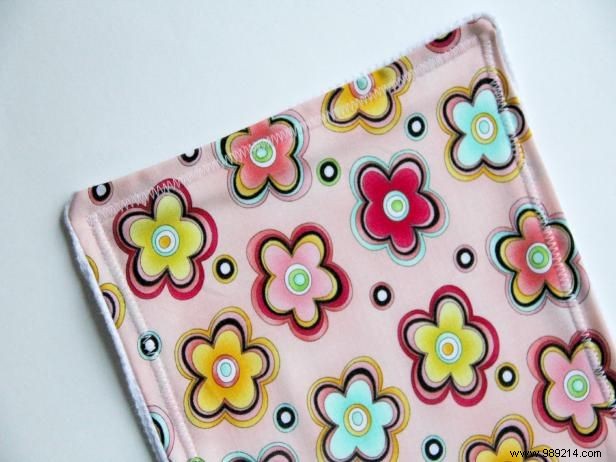 How to make a baby burp cloth