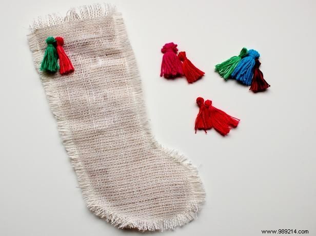 How to Make a Burlap Christmas Stocking