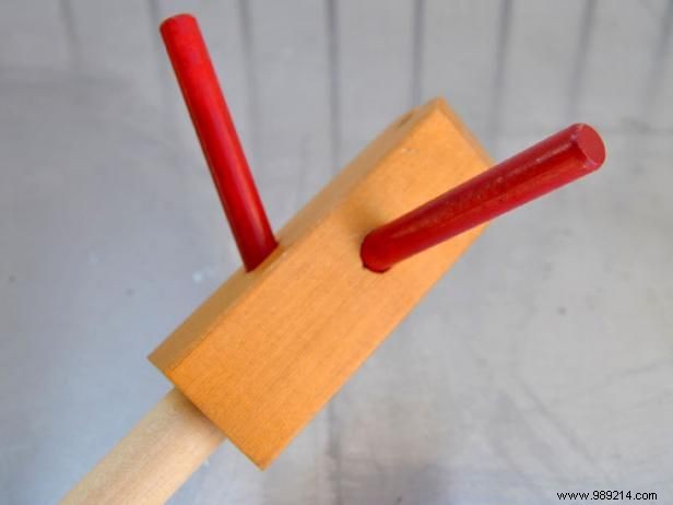 How to make a building block coat rack for kids