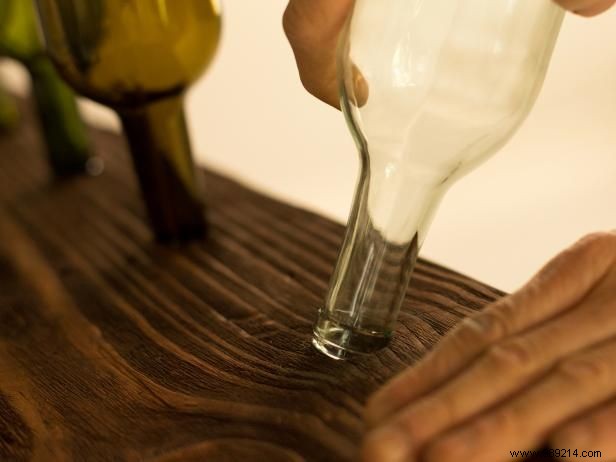 How to make a chandelier out of old wine bottles