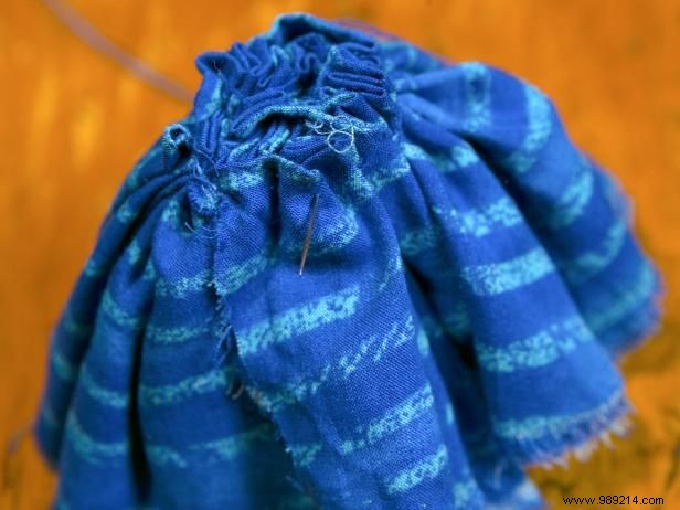 How to make a fabric flower