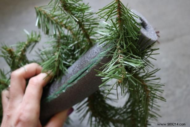 How to Make an Evergreen Faux Spiral Topiary