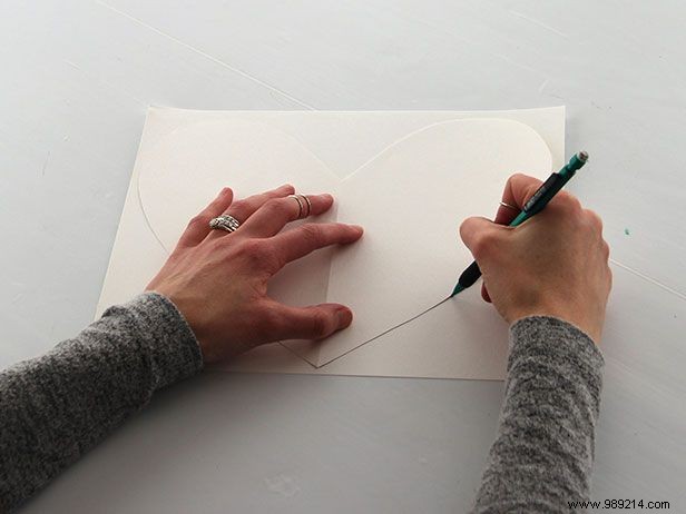 How to make a Fringed Heart Pinata