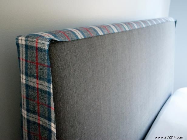 How to make a no-sew piping headboard cover