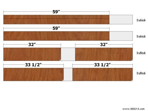 How to make a header out of recycled shutters