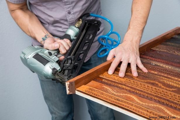 How to make a headboard out of recycled leather belts