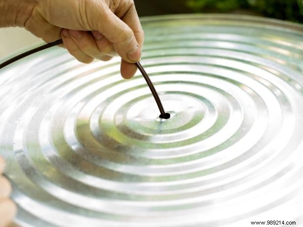 How to make a light fixture out of a galvanized bucket