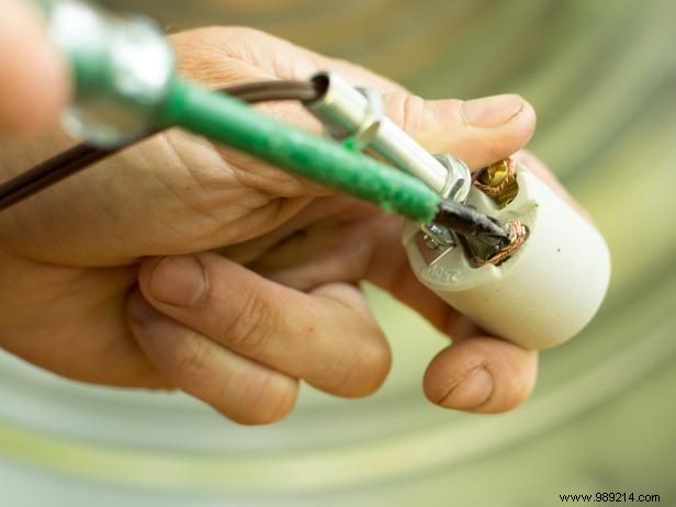 How to make a light fixture out of a galvanized bucket