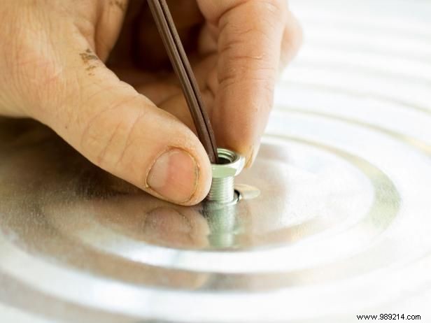 How to make a light fixture out of a galvanized bucket