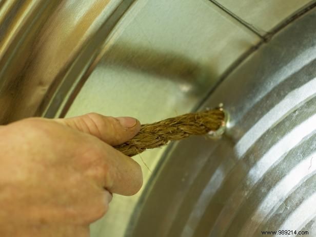 How to make a light fixture out of a galvanized bucket