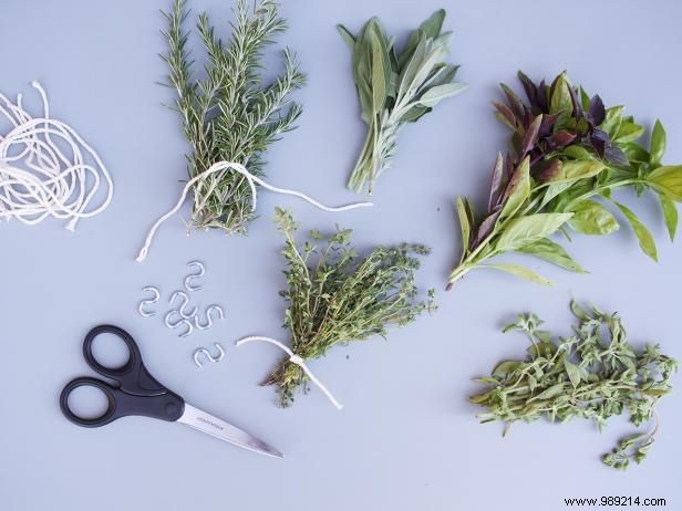 How to Make a Macramé Herb Drying Rack