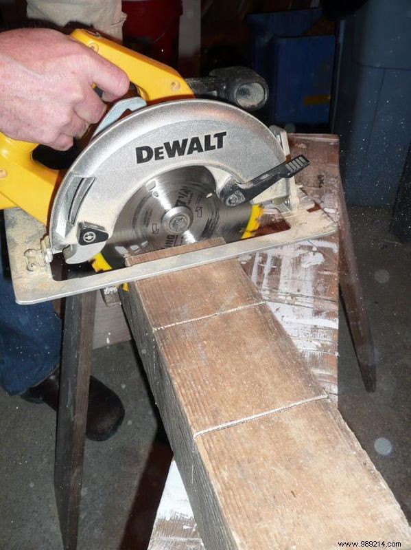 How to make a clay bench using old kitchen cabinets