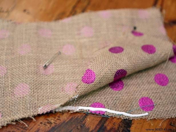 How to Make a No-Sew Burlap Christmas Stocking