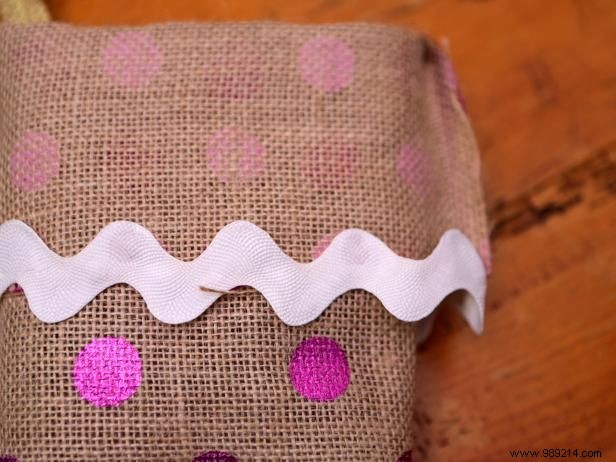 How to Make a No-Sew Burlap Christmas Stocking