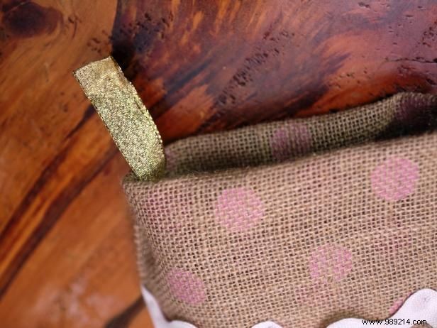 How to Make a No-Sew Burlap Christmas Stocking