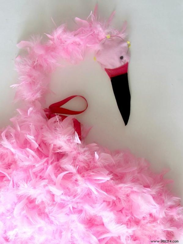 How to Make a Pink Flamingo Halloween Costume