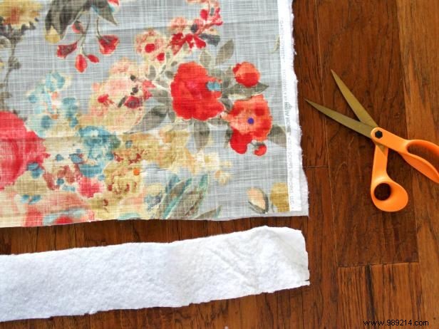 How to make an upholstery fabric rug