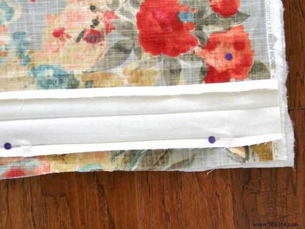 How to make an upholstery fabric rug