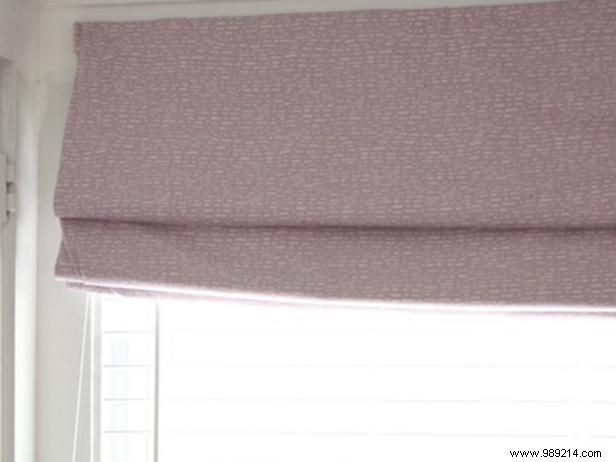 How to make a roman shade from a sheet