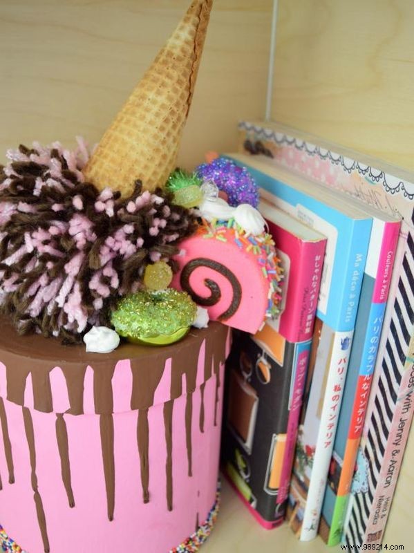 How to Make a Spilled Ice Cream Cake Trinket Box