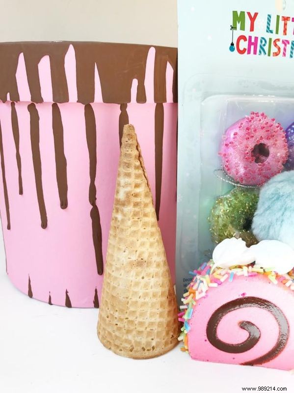 How to Make a Spilled Ice Cream Cake Trinket Box