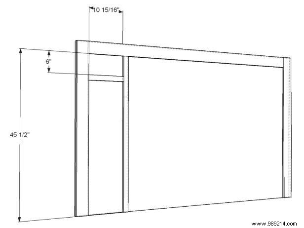 How to Make a Simple Cottage Style Headboard