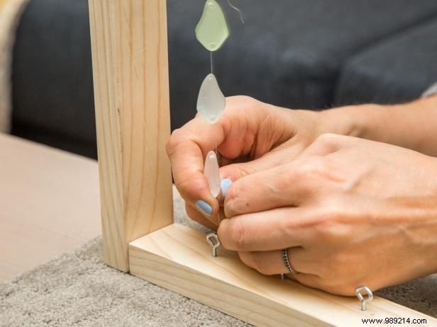 How to make a sea glass shadow box