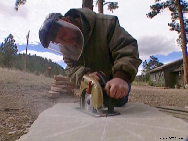 How to make a stone coffee table top