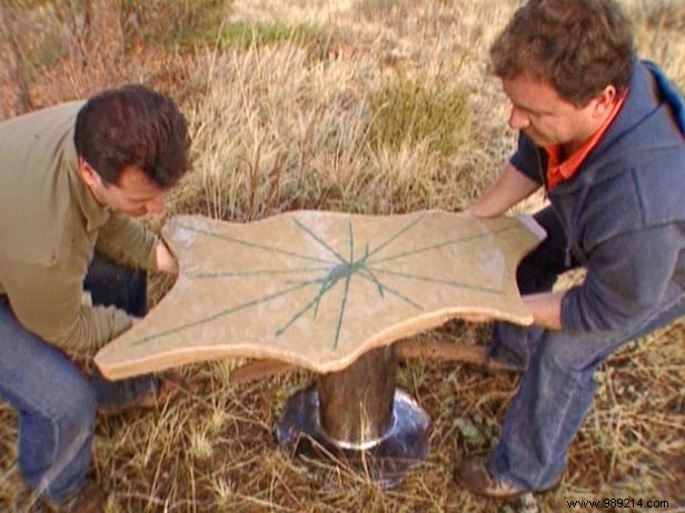 How to make a stone coffee table top