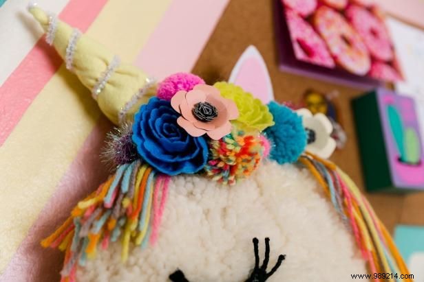 How to make a unicorn wall hanging