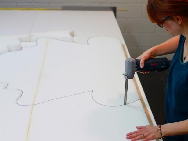 How to make a two-dimensional upholstered headboard