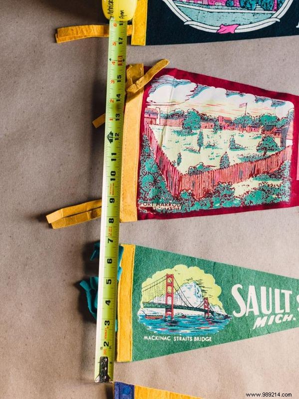 How to Make a Vintage School Pennant Party Banner