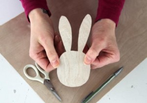 How to make an Easter bunny card