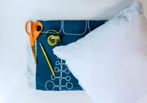 How to make a wraparound cushion cover