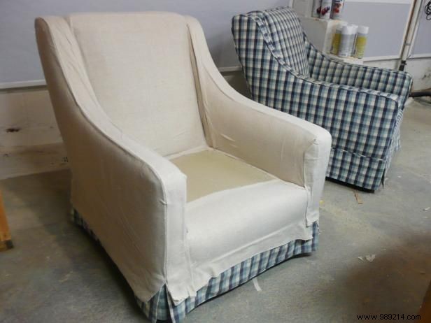 How to make chair slipcovers for less than $30