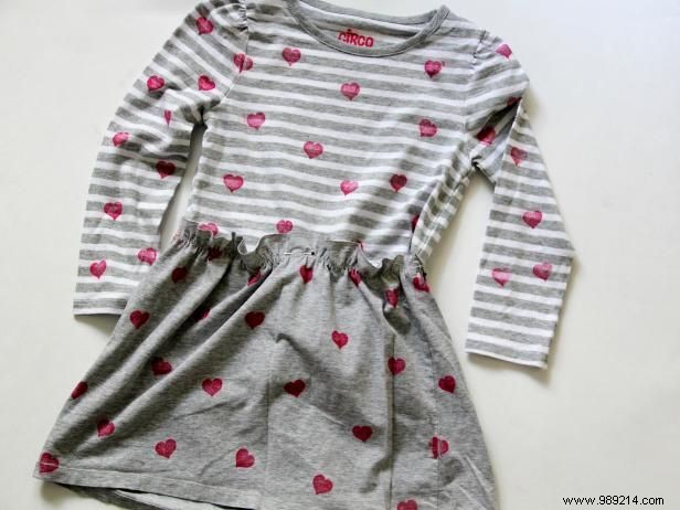 How to Make an Upcycled Heart T-Shirt Dress