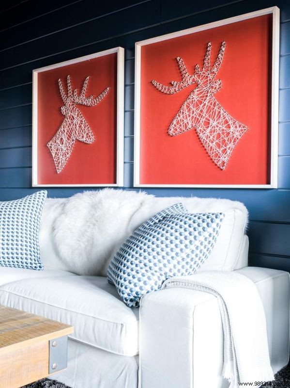 How to make an oversized silhouette string art