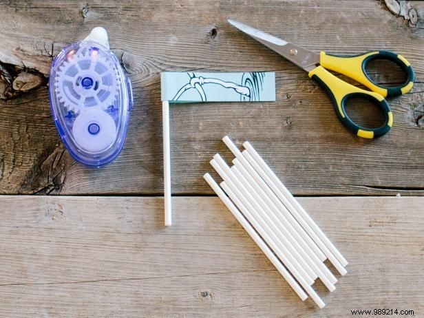 How to make cupcake flags