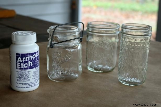 How to Make Mason Jars City Skyline Silhouette Candle Holders