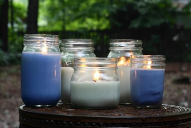 How to make citronella candles