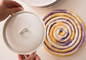 How to make easy trivets and hot rope plates