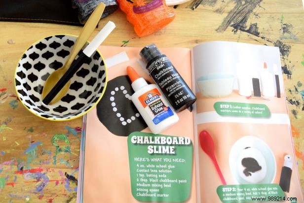 How to make glitter slime 