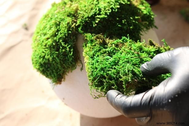 How to Make Hanging Moss Topiary Spheres 